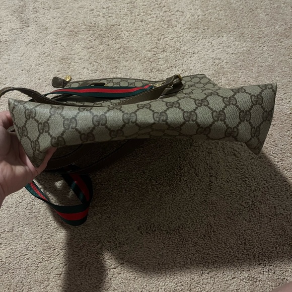 GUCCI-vintage monogram tote bag-authentic - Picture 4 of 11